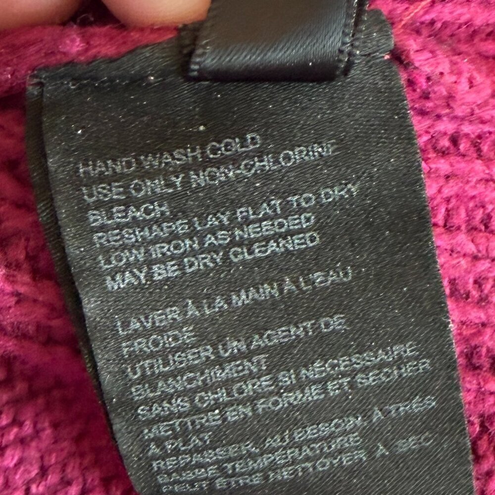 By Anthropologie Blair turtleneck tunic sweater small pink berry oversized - Picture 12 of 13